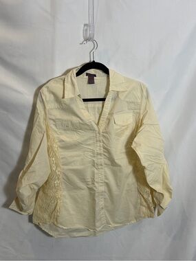 Fire Los Angeles Cream Button-Up Shirt